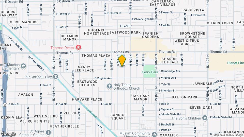 2632-2634 N 29th Pl Map and Location Details