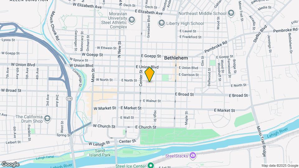 128 E North St, Unit 2 Mapa y Detalles de la Ubicación