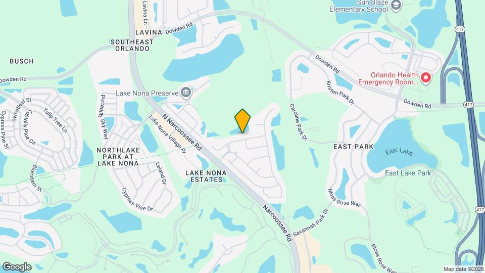 10029 Chardonnay Dr Map and Location Details