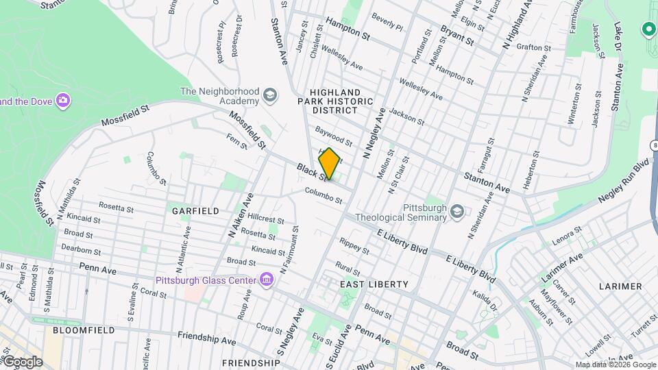 5526 Black St Map and Location Details