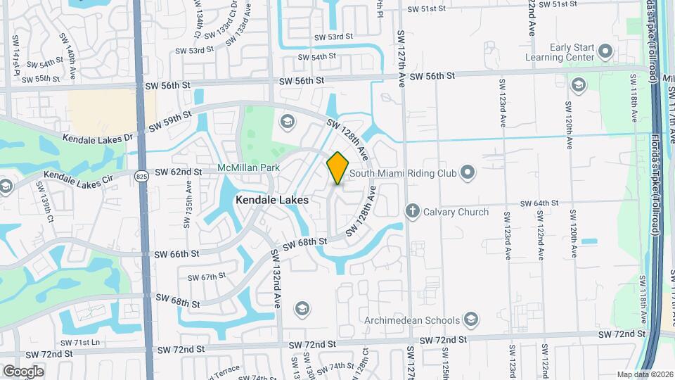 12907 SW 64th Ln Map and Location Details