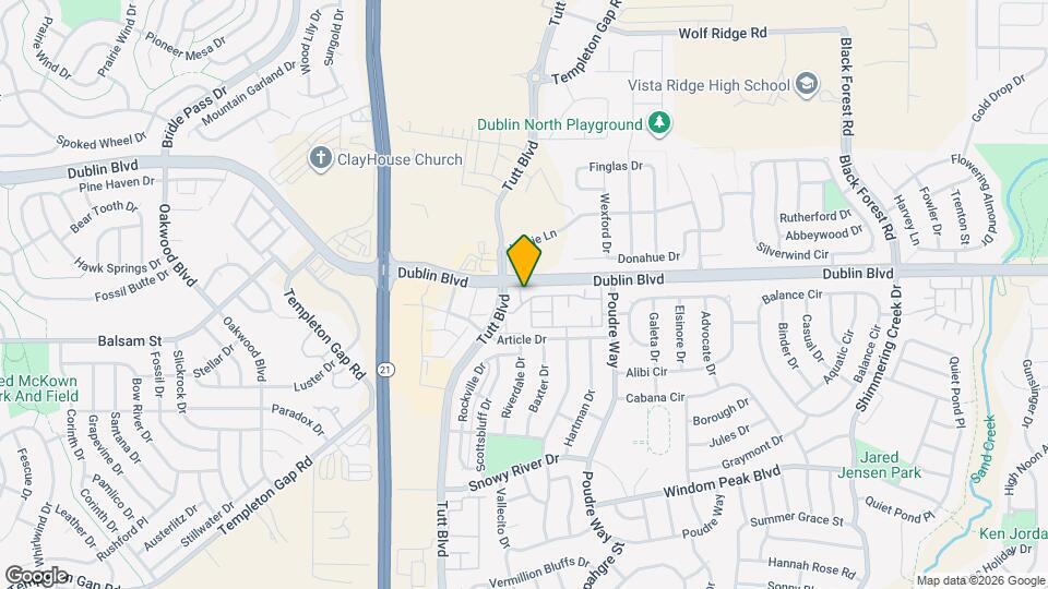 6112 Sierra Grande Point Map and Location Details