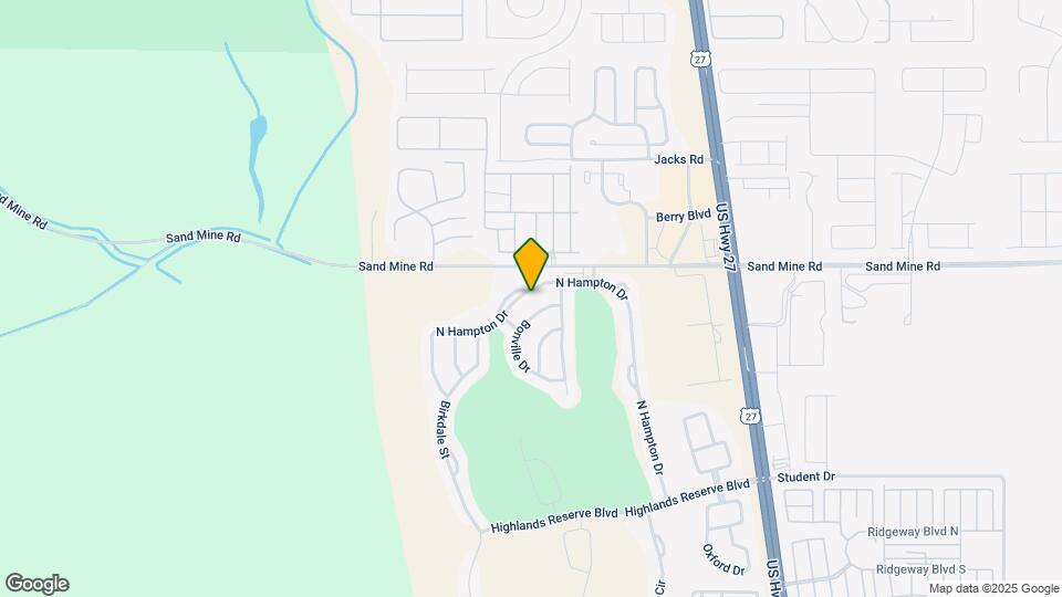 1161 N Hampton Dr Map and Location Details
