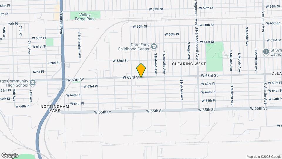 6723 W 63rd St Map and Location Details