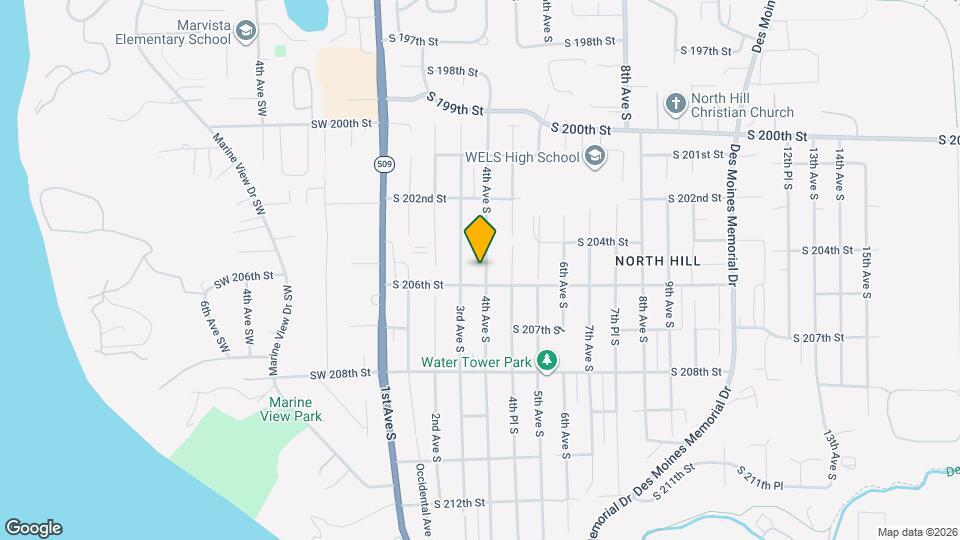 20425 4th Ave S Map and Location Details