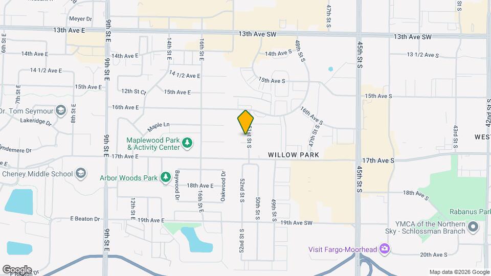 1641 51st St S Map and Location Details