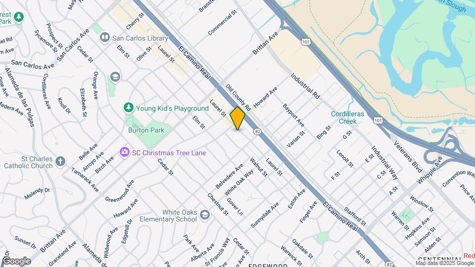 1330 Laurel St Map and Location Details