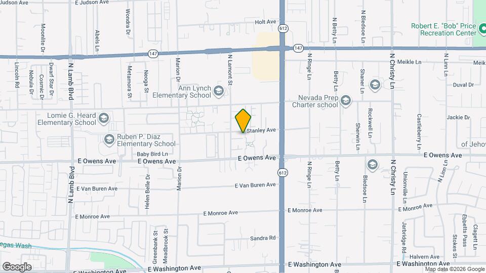 1690 N Lamont St Map and Location Details
