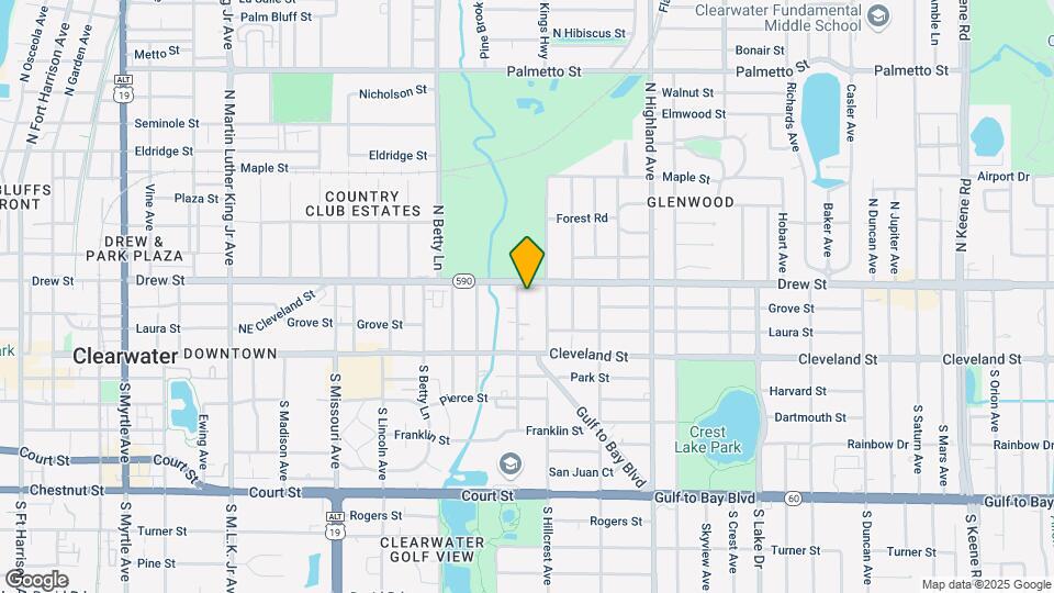 117 N Evergreen Ave Map and Location Details