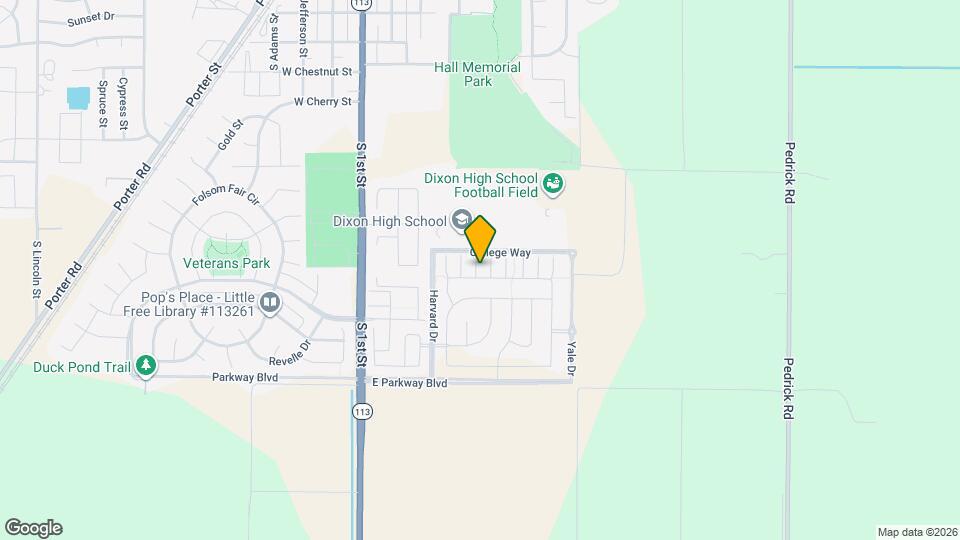 1095 Purdue Ct Map and Location Details