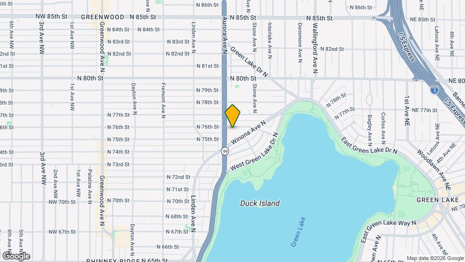 1111 N 76th St Map and Location Details