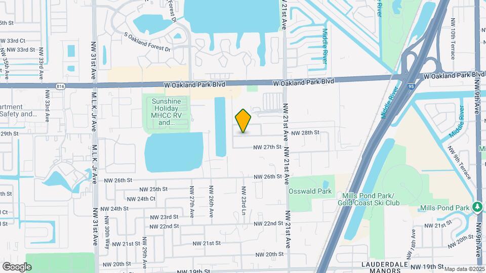 2345 NW 28th St Map and Location Details