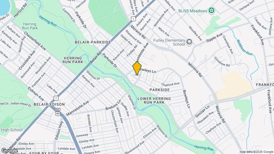 4430 Shamrock Ave Map and Location Details