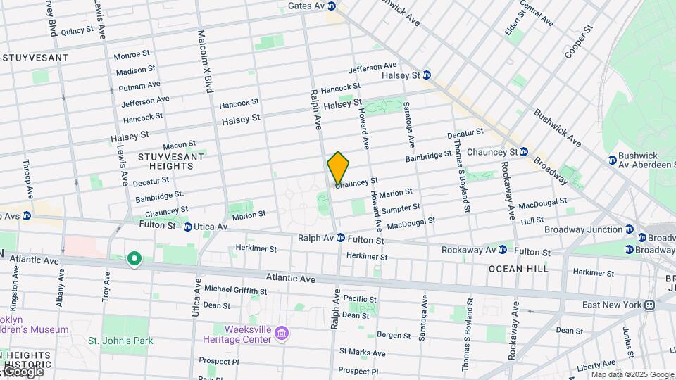 274 Chauncey St Map and Location Details