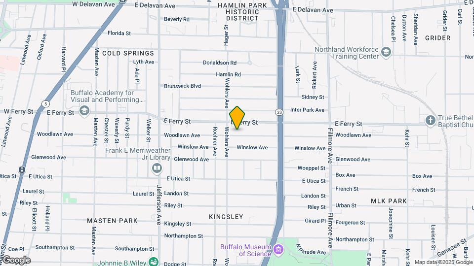 478 Woodlawn Ave Map and Location Details