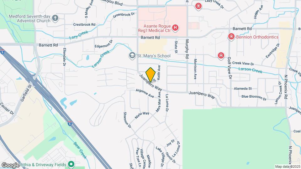 3573 Juanipero Way Map and Location Details