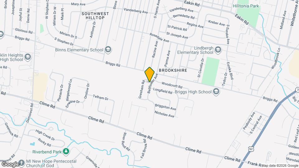 1239 Bellflower Ave Mapa y Detalles de la Ubicación