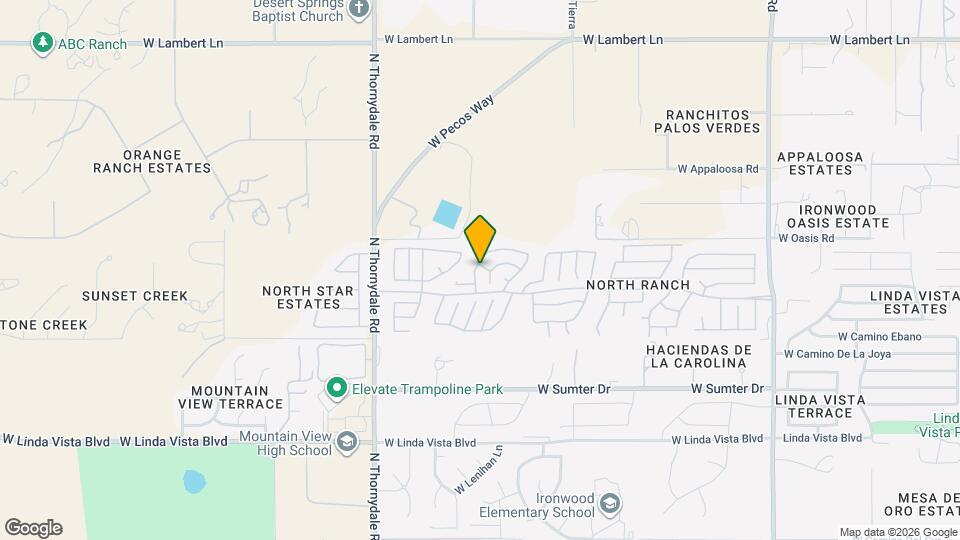 3579 W Sky Ridge Loop Mapa y Detalles de la Ubicación