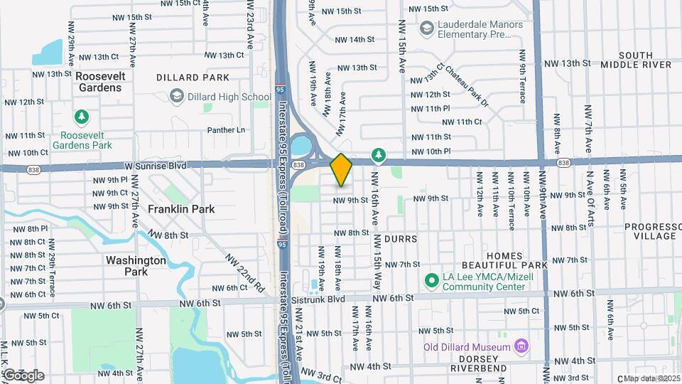 1713 NW 9th Ct Map and Location Details