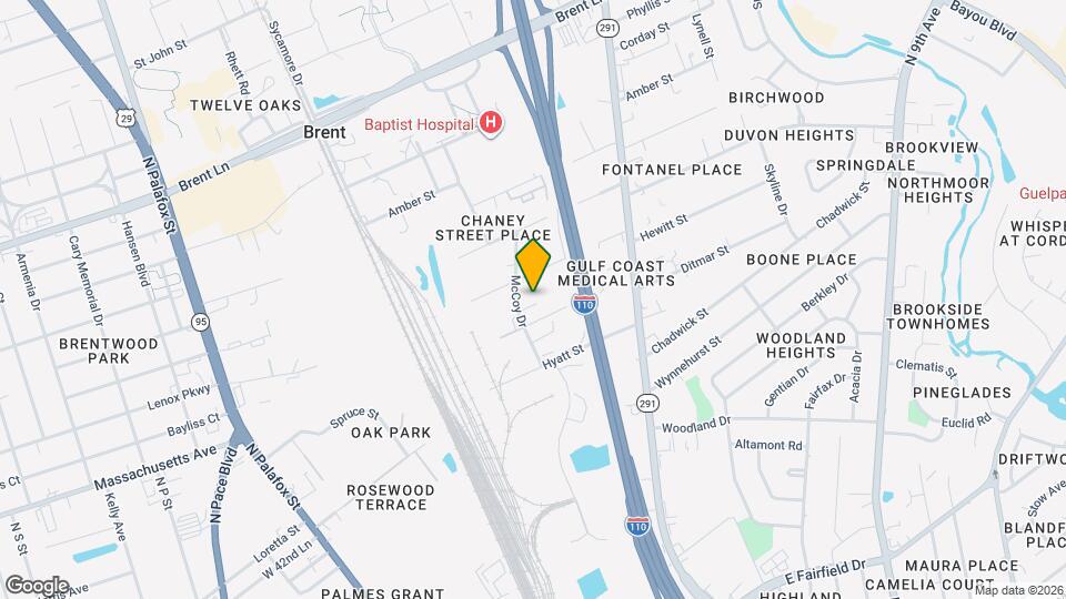 4600 McCoy Dr Map and Location Details