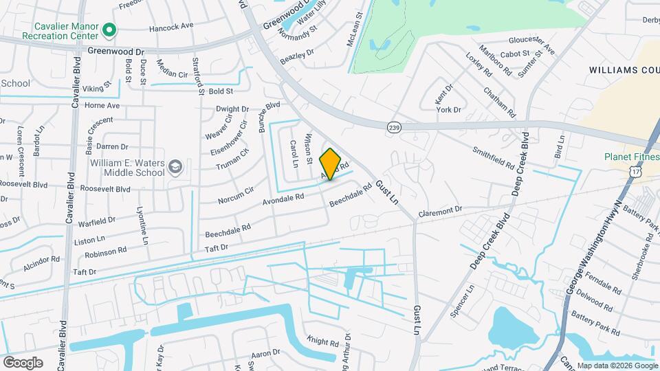 220 Avondale Rd Mapa y Detalles de la Ubicación