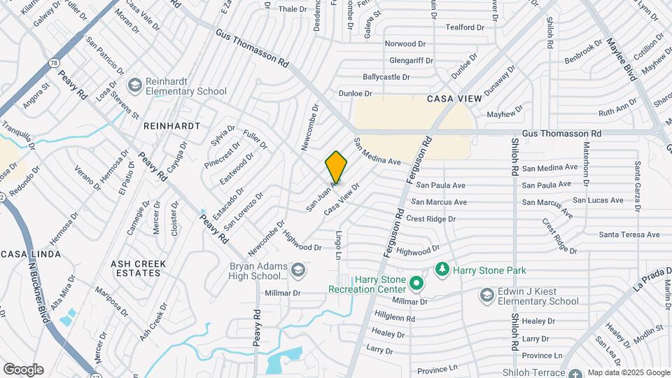 10204 San Juan Ave Map and Location Details