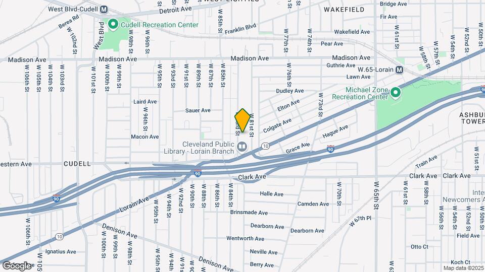 2177 W 83rd St Map and Location Details