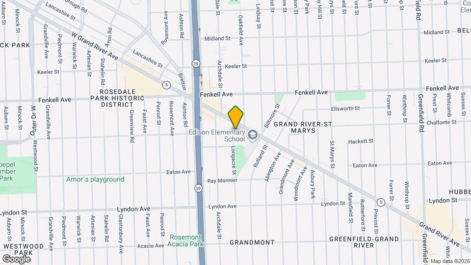 14940 Longacre St Map and Location Details