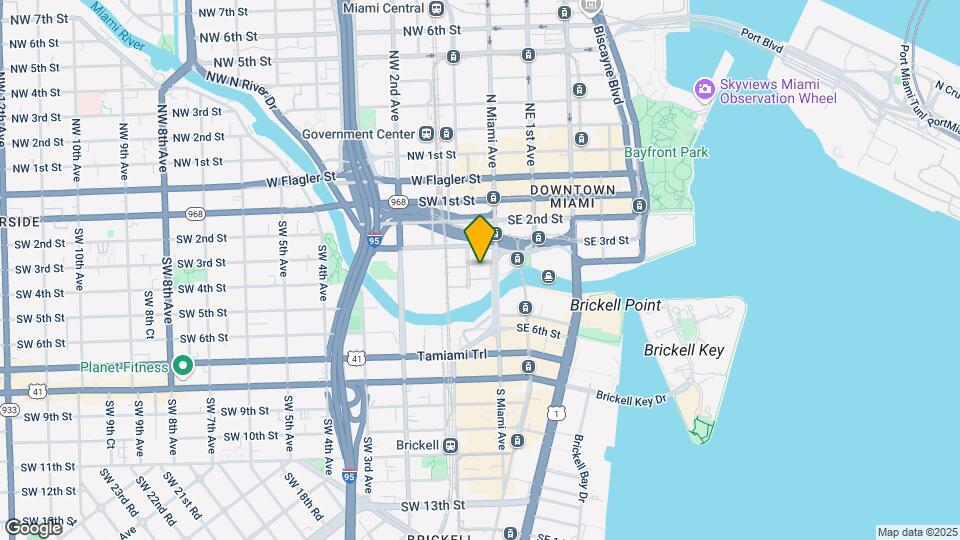 801 S Miami Ave Map and Location Details