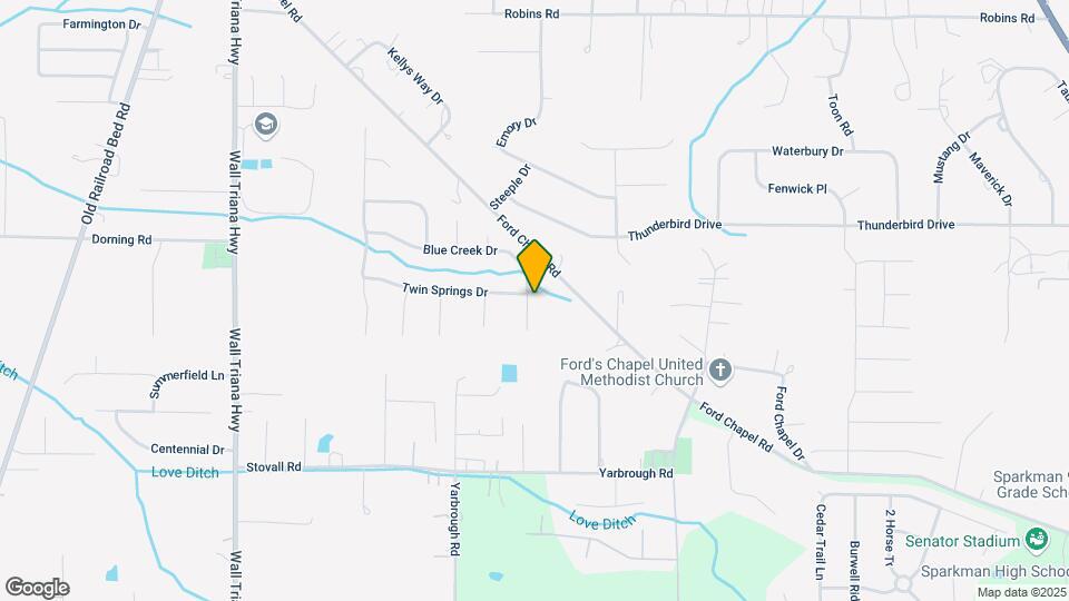 289 Blue Creek Dr Map and Location Details