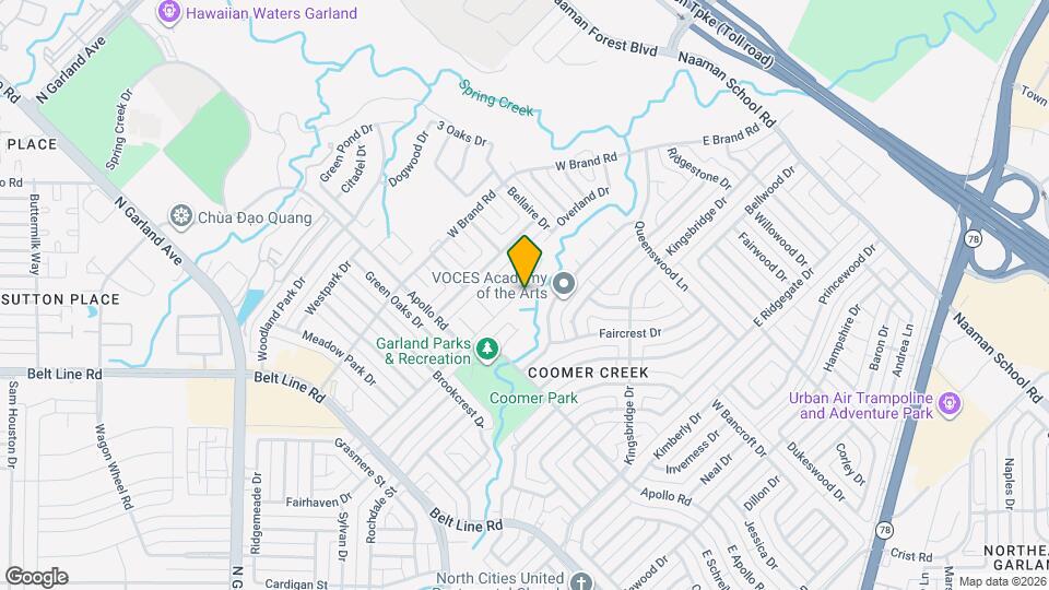 710 Crested Cove Dr Map and Location Details