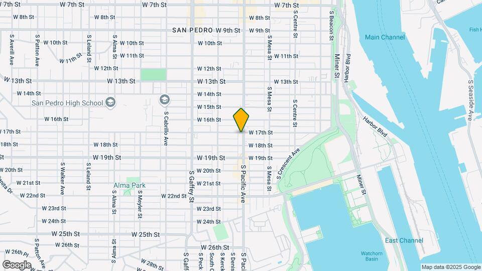 505 W 17th St Mapa y Detalles de la Ubicación