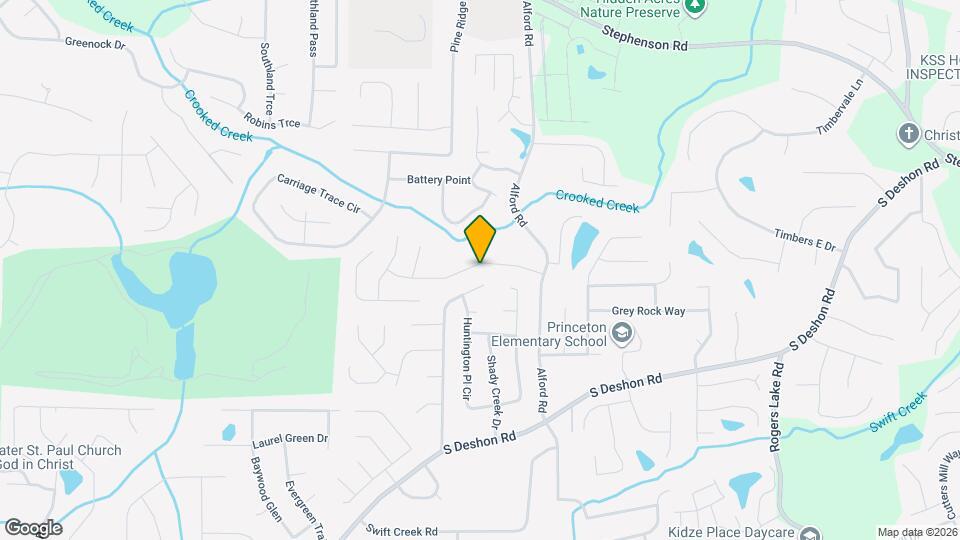 6543 Alford Way Map and Location Details