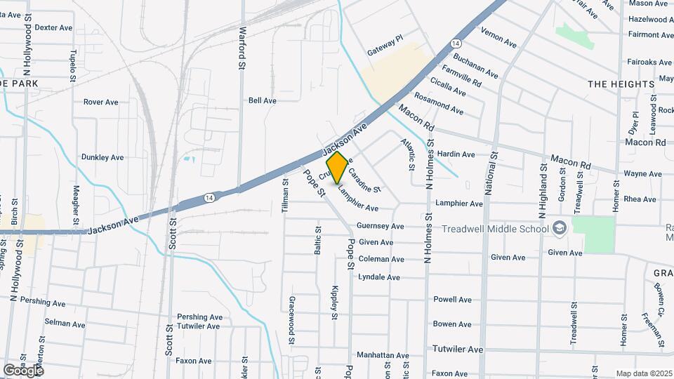 3125 Lamphier Ave Map and Location Details