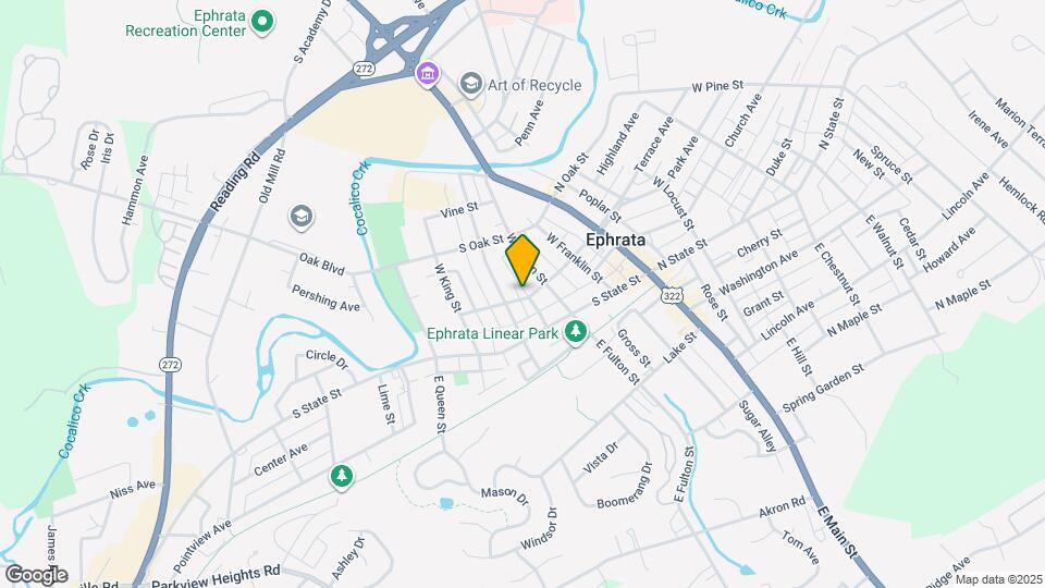 221 Arch St Map and Location Details