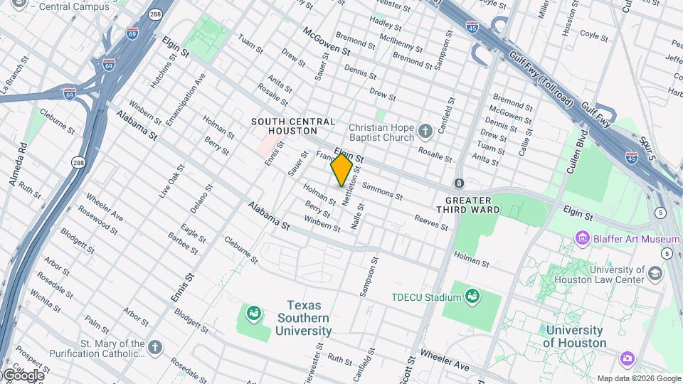 3274 Reeves St Map and Location Details