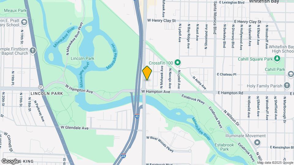 4838 N Port Washington Rd Map and Location Details
