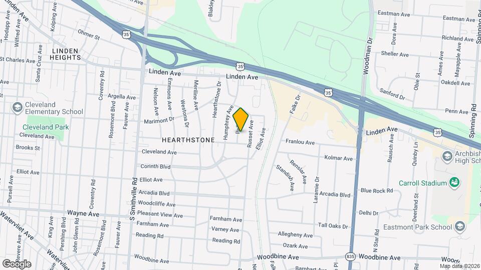 1654 Pell Dr Map and Location Details