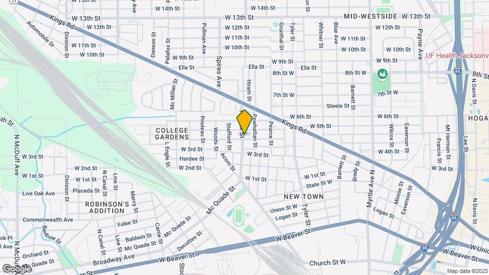 1405 Fairfax St Mapa y Detalles de la Ubicación