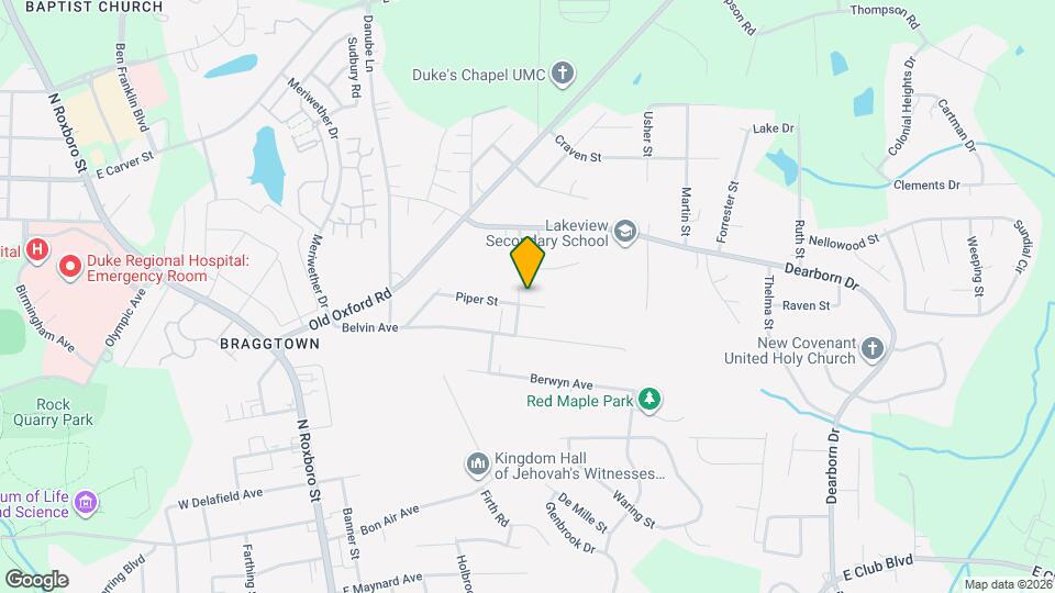 3502 Emily St Map and Location Details