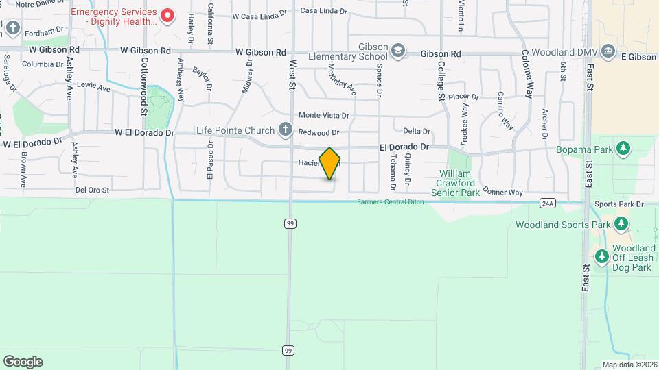 1744 Del Rey St Mapa y Detalles de la Ubicación