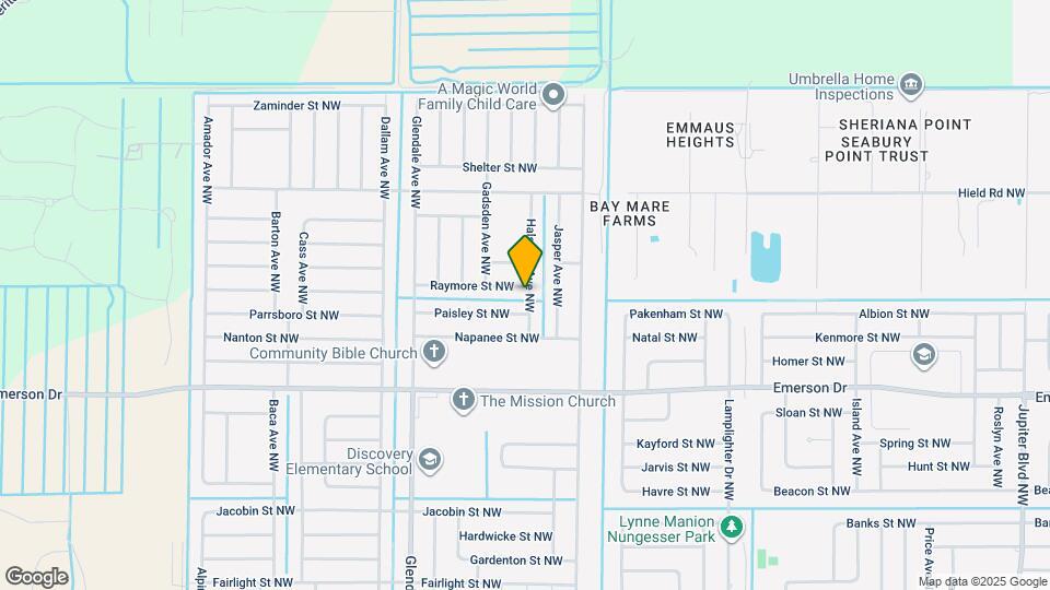 1504 Raymore St NW Map and Location Details