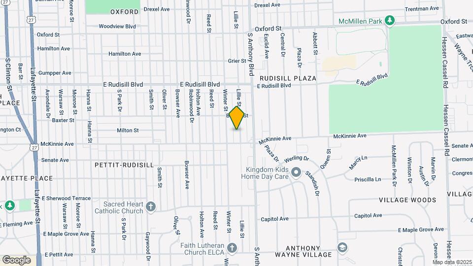 4206 Lillie St Map and Location Details