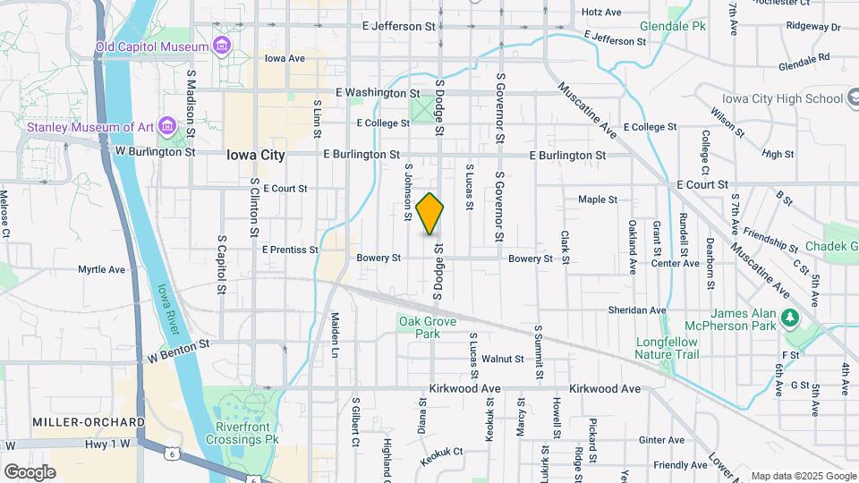 519 S Dodge St Map and Location Details