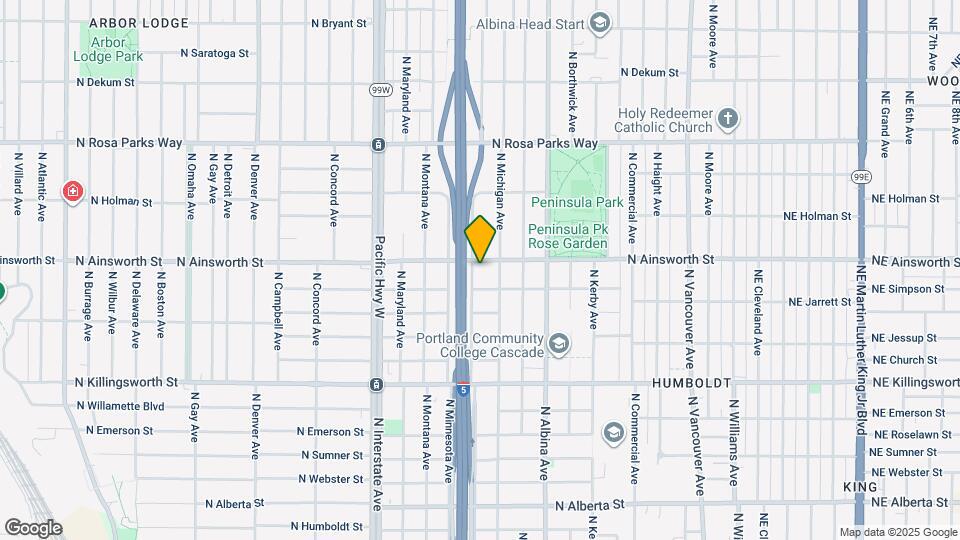 5934 N Missouri Ave Map and Location Details