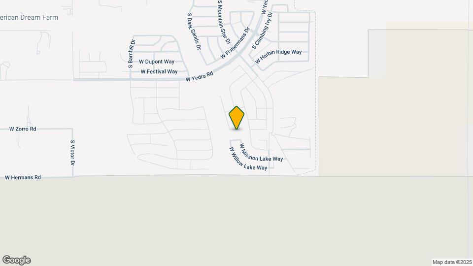 6741 W Homebrook Ln Map and Location Details