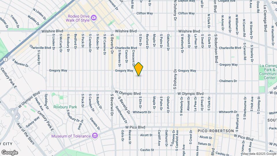 321 S Elm Dr Mapa y Detalles de la Ubicación