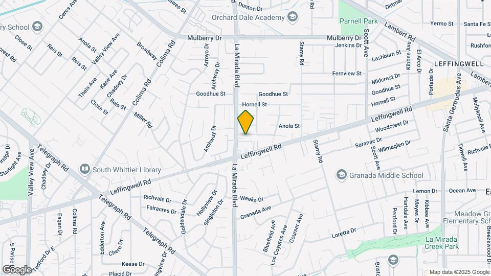 11314 La Mirada Blvd Map and Location Details