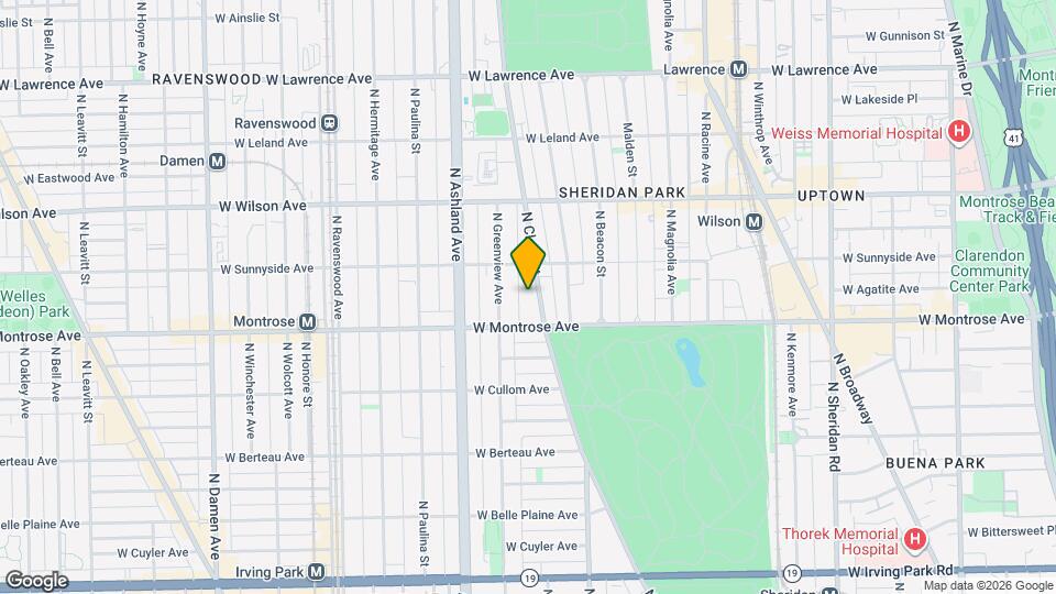 4420 N Clark St, Unit 405 Mapa y Detalles de la Ubicación