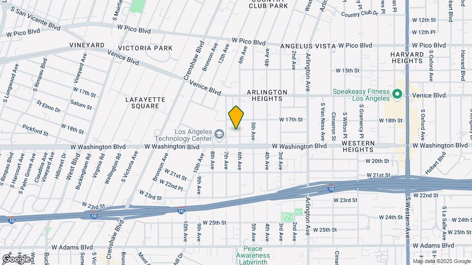 1721-1727 6th Ave Mapa y Detalles de la Ubicación